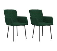 vidaXL 2x Chaises de Salle à Manger Fauteuils à Dîner Chaises de Cuisine Sièges à Dîner Chaises de Repas Restaurant 344781