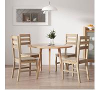 vidaXL Chaises de salle à manger 4 pcs Bois d'acacia massif