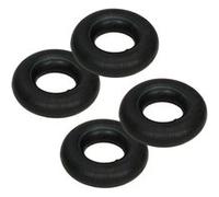 vidaXL Chambre à air 3.00-4 260x85 pour roue de diable Caoutchouc 4 pcs Noir