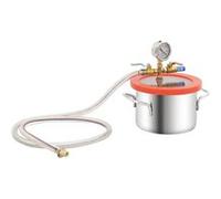 vidaXL Chambre à Vide Chambre de Dégazage Pompe à Vide Encapsulation Opération sous Vide Accessoire d'Aspiration Outil 3,7 L en Acier Inoxydable Inox G