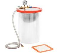 vidaXL Chambre sous vide Acier 22,7 L – Dégazage silicones et époxydes, jauge à huile