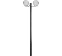 vidaXL Chandelier de jardin 2 flammes 220 cm