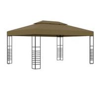 vidaXL Chapiteau 3x4 m Taupe 180 g/m² G