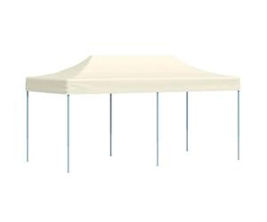 vidaXL Chapiteau Rétractable 3x6 m Blanc Crème Tonnelle Pavillon de Jardin