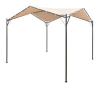 vidaXL Chapiteau tente 3 x 3 m Acier Beige 43168