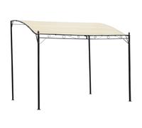 vidaXL Chapiteau Tissu Blanc crème 43217