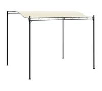 vidaXL Tonnelle de jardin – Chapiteau / Pavillon en tissu blanc crème