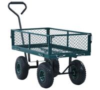 vidaXL Chariot à main de jardin Vert 250 kg