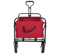 Chariot à Main Pliable Tissu Oxford de Haute Résistance rectangulaire vidaXL vid