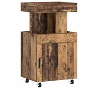 vidaXL Chariot de Bar Bois de chêne 50 x 41 x 89 cm Bois d'ingénierie