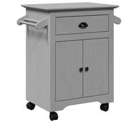 vidaXL Chariot de Cuisine BODO Gris 72x45x80 cm