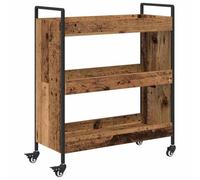 vidaXL Chariot de Cuisine Bois Ancien 70 x 30 x 82 cm