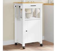 vidaXL Chariot de cuisine MONZA 48 x 40 x 88,5 cm bois massif de pin