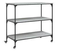 vidaXL Chariot de Cuisine Sonoma Gris 102x50x95 cm Bois d'ingénierie