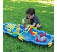vidaXL Chariot de Loisirs Aquatique, Circuit d'Eau avec Accessoires, Table de Jeu à Eau Repliée avec Poignée Jardin 94210