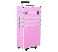 vidaXL Chariot de maquillage Aluminium Rose