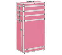 vidaXL Chariot de maquillage Aluminium Rose