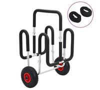Vidaxl Chariot De Sup Pour 2 Planches De Surf 90 Kg Aluminium