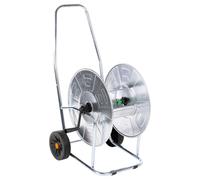 Chariot d'enrouleur pour tuyau de 80 m 3/4" acier vidaXL