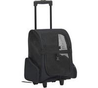 VidaXL Chariot polyvalent pliable pour animaux de compagnie Noir