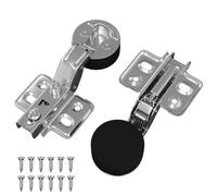 vidaXL Charnière 2 pcs Argenté 0 Fer