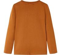 vidaXL Chemise à manches longues pour enfants Cognac 92