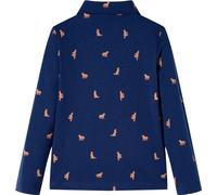 vidaXL Chemise pour enfants bleu marine 116