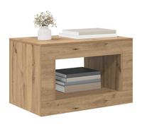 vidaXL Chêne artisanal, salon, table basse moderne, pièce d'appoint rectangulaire, meubles de maison durables, surface utilitaire compacte, design minimaliste