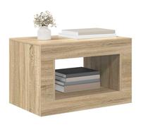 vidaXL Chêne Sonoma, salon, table basse moderne, pièce d'appoint rectangulaire, meuble de maison durable, surface utilitaire compacte, design minimaliste