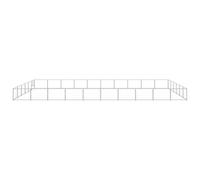vidaXL Chenil argenté 60 m² acier