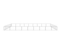vidaXL Chenil argenté 63 m² acier
