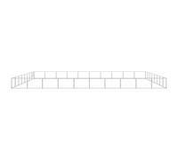 vidaXL Chenil argenté 80 m² acier