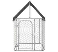 vidaXL Chenil d'extérieur avec toit 100x100x150 cm
