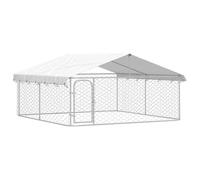 vidaXL Chenil d'Extérieur avec Toit pour Chiens 300x300x150 cm Cage Enclos