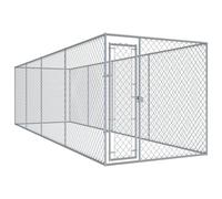 Vidaxl Chenil D'extérieur Pour Chiens 7,6x1,9x2 M