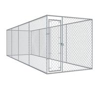 Vidaxl Chenil D'extérieur Pour Chiens 7,6x1,9x2 M