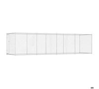 vidaXL Chenil d'Extérieur pour Chiens 760x192x185 cm Animaux Enclos Cage Niche 145030