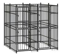 Hondenkennel 3,69 m² staal3097937