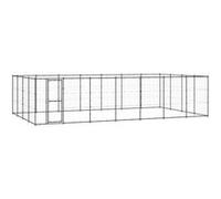 Vidaxl Chenil D'extérieur Pour Chiens Acier 33,88 M²