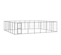 Vidaxl Chenil D'extérieur Pour Chiens Acier 50,82 M²