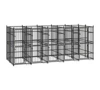 Hondenkennel 9,22 m² staal3097940
