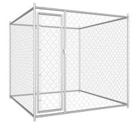 vidaXL Chenil d'Extérieur pour Chiens Enclos Cage Chiots Animaux Extérieur 145027