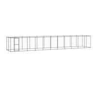 Vidaxl Chenil Ext¿¿Rieur Acier Avec Toit 26,62 M?