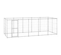 Vidaxl Chenil Extérieur Acier Galvanisé 12,1 M?