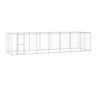 Vidaxl Chenil Extérieur Acier Galvanisé 16,94 M?