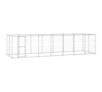 Vidaxl Chenil Extérieur Acier Galvanisé 16,94 M?