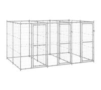 Vidaxl Chenil Extérieur Acier Galvanisé 7,26 M?