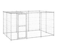 Vidaxl Chenil Extérieur Acier Galvanisé Avec Toit 7,26 M?