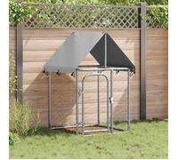 vidaXL Chenil extérieur avec toit 100x100x150 cm pour chiens et chiots