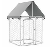 vidaXL Chenil extérieur avec toit 100x100x150 cm pour chiens et chiots